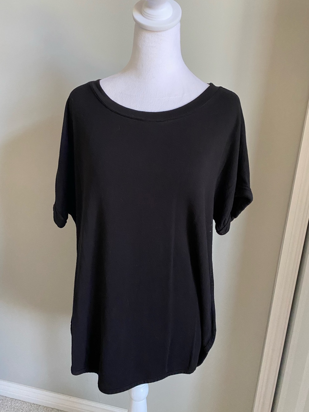 Matty M Black Short Sleeve Crewneck Tee